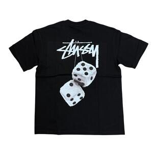 Stussy Fuzzy Dice Tee 'Black' L